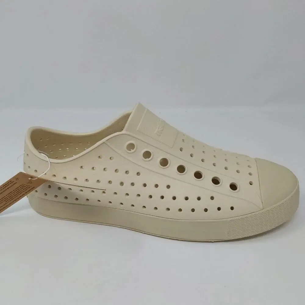 Native Shoes Jefferson Bone White Slip On Water Shoes Men's 6 Women's 8 NWB
